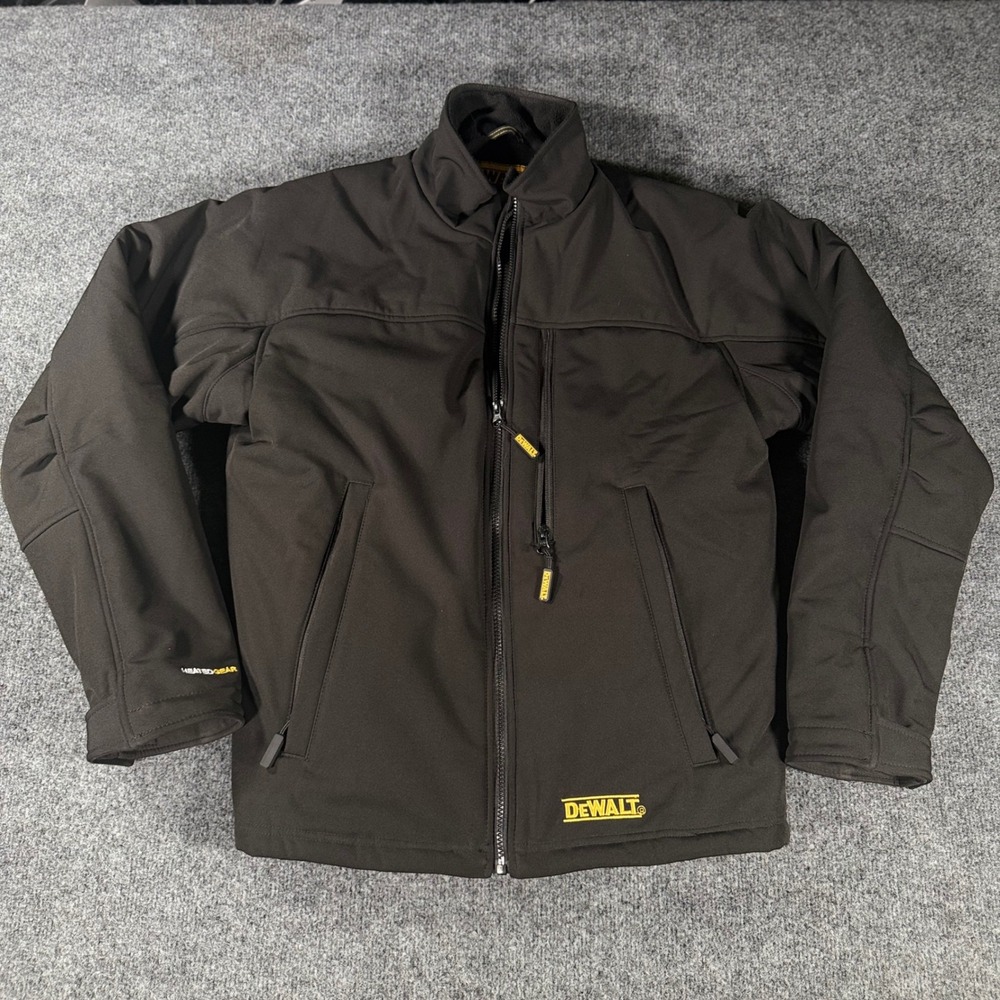 DeWalt Heated Jacket Softshell Workwear XR Lithium Ion Black Mens M No Battery